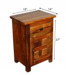SOLID RECLAIMED TEAK WOOD END TABLE