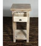 SOLID RECLAIMED TEAK WOOD END TABLE NIGHTSTAND