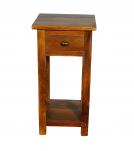 SOLID RECLAIMED TEAK WOOD END TABLE NIGHTSTAND