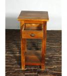 SOLID RECLAIMED TEAK WOOD END TABLE NIGHTSTAND