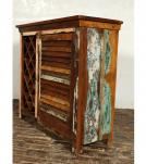 SOLID RECLAIMED TEAK WOOD WINE LIQUOR BAR