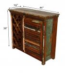 SOLID RECLAIMED TEAK WOOD WINE LIQUOR BAR