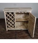 SOLID RECLAIMED TEAK WOOD WINE LIQUOR BAR