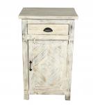 RECLAIMED WOOD 1 DRAWER END TABLE / NIGHTSTAND