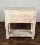 SOLID RECLAIMED TEAK WOOD SIDEBOARD W/ SHELF & 4 DRAWERS