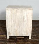 RECLAIMED WOOD 3 DRAWER END TABLE / BEDSIDE TABLE