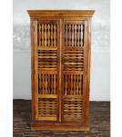 2 DOOR SOLID RECLAIMED TEAK WOOD CABINET