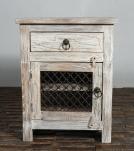 SOLID RECLAIMED TEAK WOOD END TABLE / NIGHTSTAND