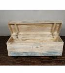 SOLID RECLAIMED TEAK WOOD STORAGE TRUNK / COFFEE TABLE