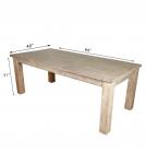 SOLID RECLAIMED TEAK WOOD TABLE