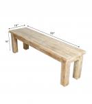 SOLID RECLAIMED TEAK WOOD BENCH