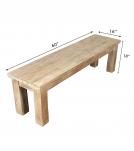 SOLID RECLAIMED TEAK WOOD BENCH