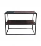 SOLID WOOD & IRON TABLE