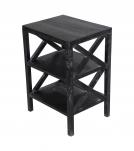 SOLID WOOD 3 TIER END TABLE