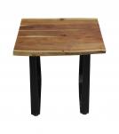 WOOD & IRON SIDE TABLE