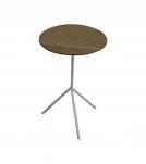 SOLID WOOD & IRON END TABLE