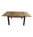SOLID WOOD & IRON DINING TABLE 
