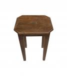 IRON & WOOD  END TABLE SIDE TABLE