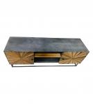 WOOD & IRON MEDIA CABINET