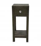 SOLID WOOD & IRON END TABLE