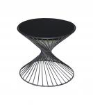 SOLID WOOD & IRON END TABLE