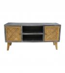 Iron + Wood TV Console