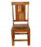 SOLID HAND CARVED RECLAIMED TEAK CHAIR