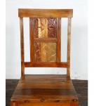 SOLID HAND CARVED RECLAIMED TEAK CHAIR