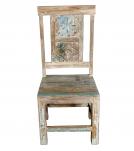 SOLID HAND CARVED RECLAIMED TEAK CHAIR