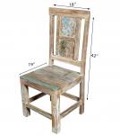 SOLID HAND CARVED RECLAIMED TEAK CHAIR