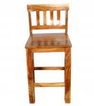 SOLID RECLAIMED TEAK WOOD COUNTER HEIGHT STOOL