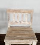 SOLID RECLAIMED TEAK WOOD COUNTER HEIGHT STOOL
