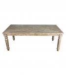 SOLID RECLAIMED TEAK WOOD DINING TABLE