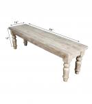 SOLID RECLAIMED TEAK WOOD BENCH