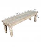 SOLID RECLAIMED TEAK WOOD BENCH