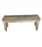 SOLID RECLAIMED TEAK WOOD BENCH