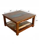 RECLAIMED TEAK SOLID WOOD COFFEE TABLE
