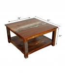 RECLAIMED TEAK SOLID WOOD COFFEE TABLE