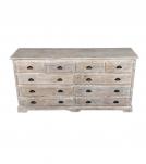 SOLID RECLAIMED TEAK WOOD DRESSER BUREAU SIDEBOARD