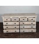 SOLID RECLAIMED TEAK WOOD DRESSER BUREAU SIDEBOARD