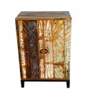 SOLID RECLAIMED TEAK WOOD LIQUOR & WINE CABINET