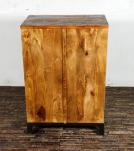 SOLID RECLAIMED TEAK WOOD LIQUOR & WINE CABINET