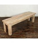 SOLID RECLAIMED TEAK BENCH