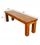 SOLID RECLAIMED TEAK BENCH