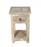 SOLID RECLAIMED TEAK WOOD SIDETABLE END TABLE