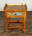 SOLID RECLAIMED TEAK WOOD END TABLE / NIGHTSTAND