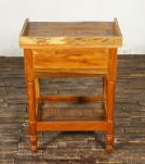 SOLID RECLAIMED TEAK WOOD END TABLE / NIGHTSTAND