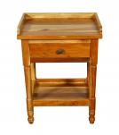 SOLID RECLAIMED TEAK WOOD END TABLE / NIGHTSTAND