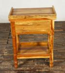 SOLID RECLAIMED TEAK WOOD END TABLE / NIGHTSTAND