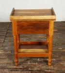 WOODEN 1 DRAWER END TABLE